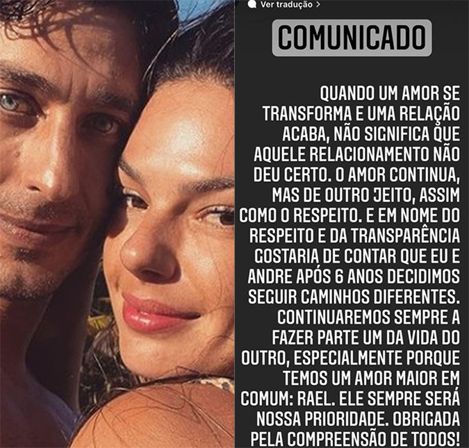 Isis Valverde quebra o silêncio e se pronuncia sobre separação de André Resende: <i>O amor continua, mas de outro jeito</i>