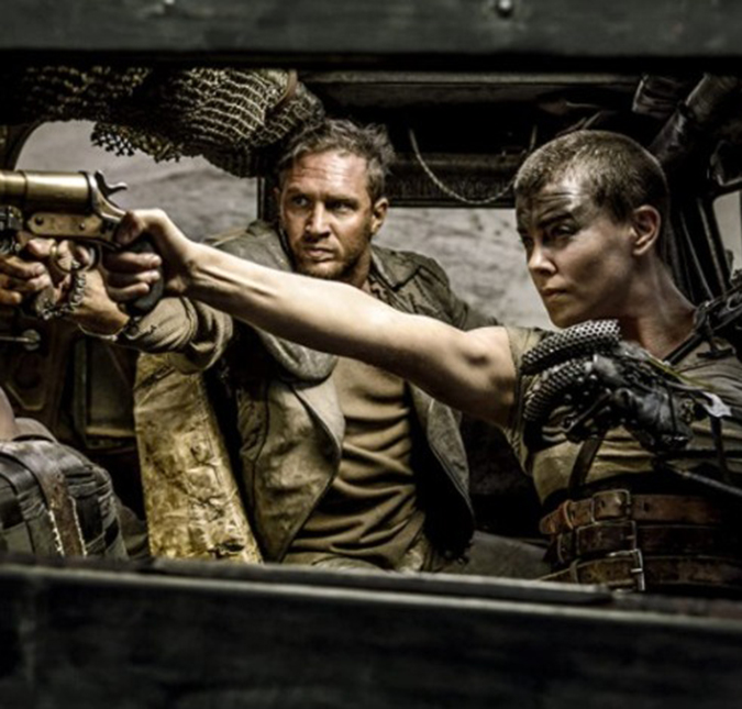 Charlize Theron pediu <I>segurança</i> após briga com Tom Hardy durante gravações de <I>Mad Max</i>