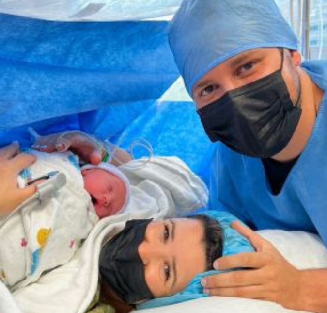 Nasce Léo, primeiro filho de Dony De Nuccio e Larissa Laibida