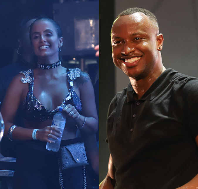 Carol Peixinho marca presença no <i>show</i> de Thiaguinho após posarem juntos nas redes sociais