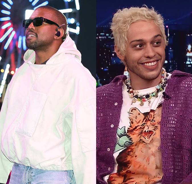 Pete Davidson ter deletado seu <i>Instagram</i> não tem relação com Kayne West, diz <i>site</i>