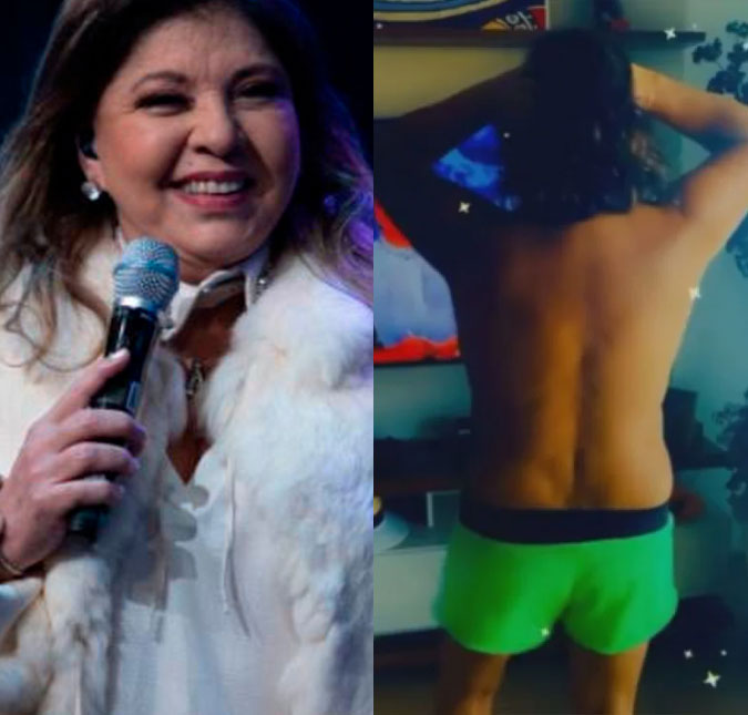 Roberta Miranda se empolga com apresentação do <i>The Masked Singer</i> e tira roupa para dançar: <i>Sem bumbum, mas com talento</i>
