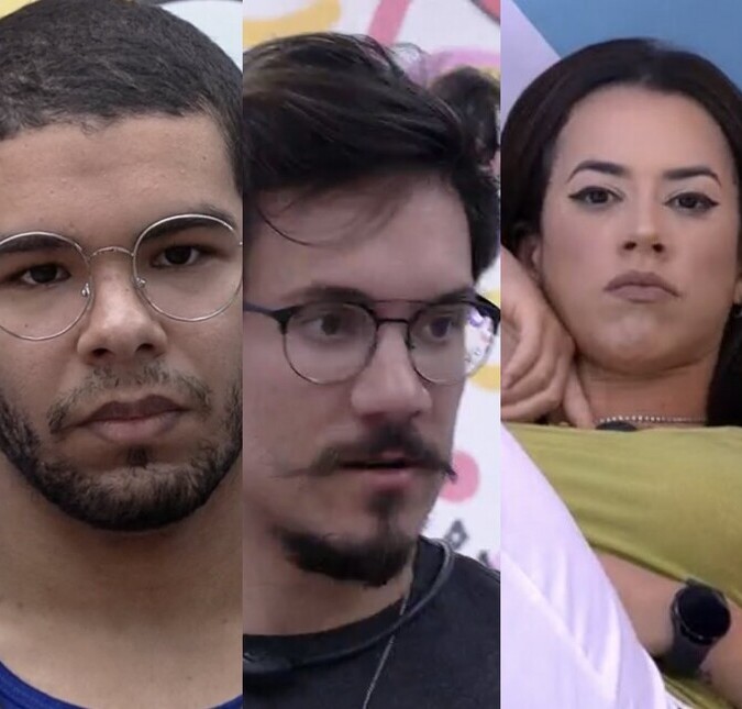 No <i>BBB22</i>, Viny e Eli quebram estratégia do quarto lollipop e Larissa dispara: <i>Se eu sair, a culpa é deles</i>