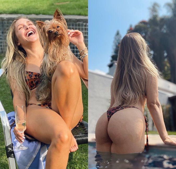 Carla Diaz está com tudo! A atriz posou com um biquíni de oncinha e decidiu postar diversas fotos com o look no Instagram. Em algumas das fotos, a ex-BBB posou na piscina e de costas, colocando o bumbum definido para jogo. Na legenda, ela comentou: Como já dizia Glória Groove: Ela é bumbum de ouro. Tesouro, Inshallá. Diaz recebeu uma chuva de elogio dos seguidores. Carla Diaz está com tudo! A atriz posou com um biquíni de oncinha e decidiu postar diversas fotos com o look no Instagram. Em algumas das fotos, a ex-BBB posou na piscina e de costas, colocando o bumbum definido para jogo. Na legenda, ela comentou: Como já dizia Glória Groove: Ela é bumbum de ouro. Tesouro, Inshallá. Diaz recebeu uma chuva de elogio dos seguidores.