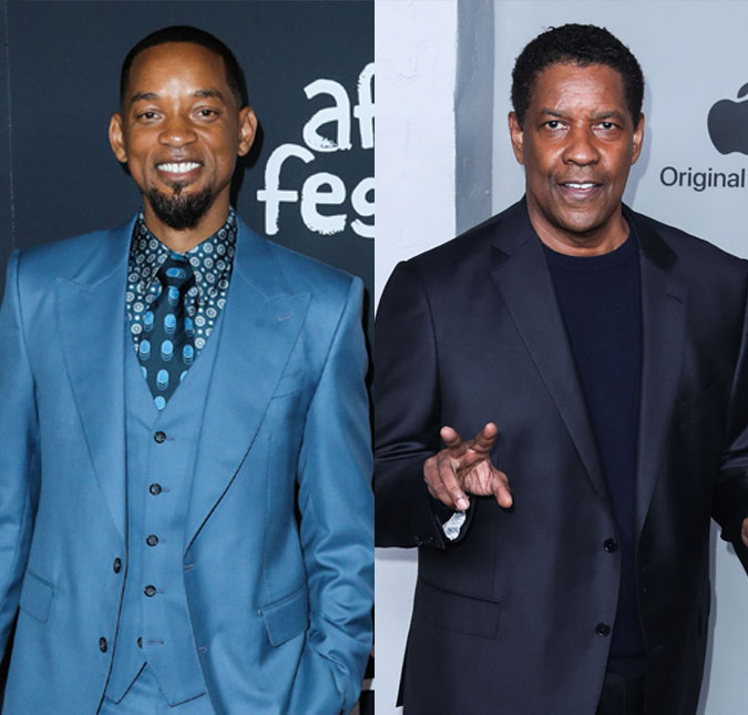 Will Smith revela ter a torcida de Denzel Washington, seu rival no <i>Oscar: Este é o seu ano</i>