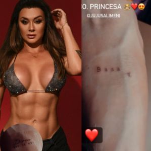 Viúvo de Paulinha Abelha faz tatuagem para homenagear a cantora. Confira os  famosos que têm tattoos com declarações - Estrelando