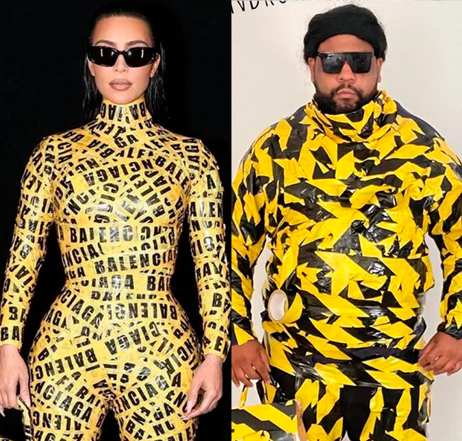 Kim Kardashian comenta paródia de <I>look</i> feita por influenciador brasileiro