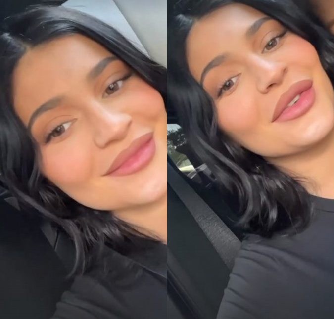 Alerta fofura! Kylie Jenner é interrompida em gravação por sua filha, Stormi Webster