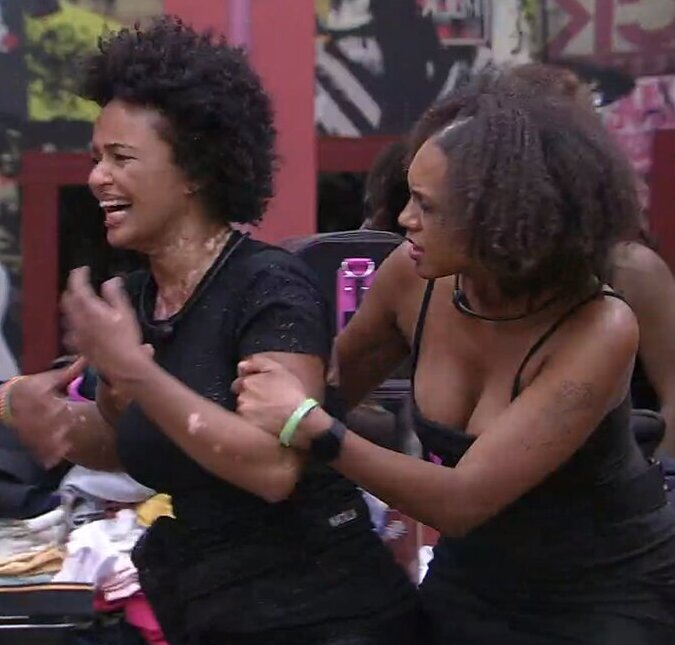 No <i>BBB22</i>, Natália surta após briga com Lina e produção tem que intervir: <i>Proibido beber álcool</i>