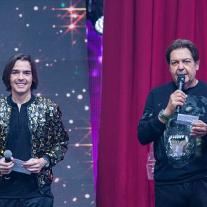 Faustão e João Guilherme