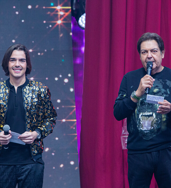 Faustão e João Guilherme