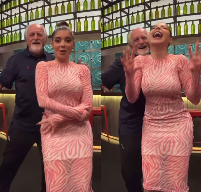 Gkay grava vídeo fazendo dancinha com Ary Fontoura: <i>- Pra mim é zerar tudo</i>