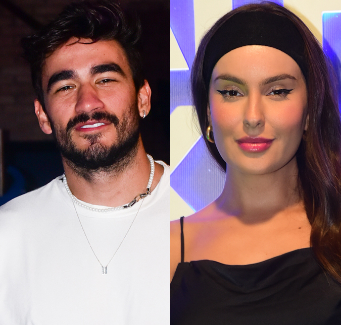 Após trocarem beijos em festa, Gui Napolitano e Thais Braz abrem o jogo sobre relacionamento