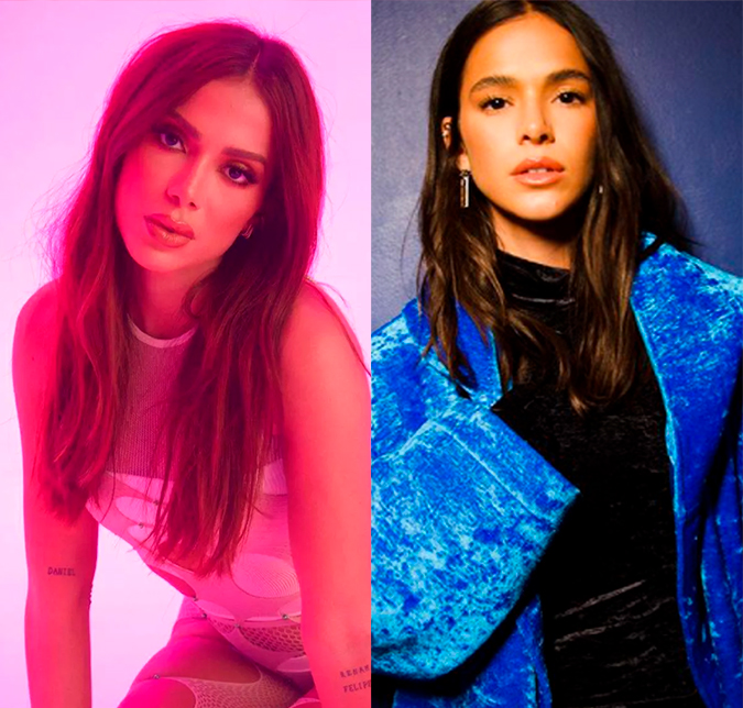 Anitta expõe conversa com Bruna Marquezine após atriz cair em meme falso de Justin Bieber dançando <I>Envolver</i>