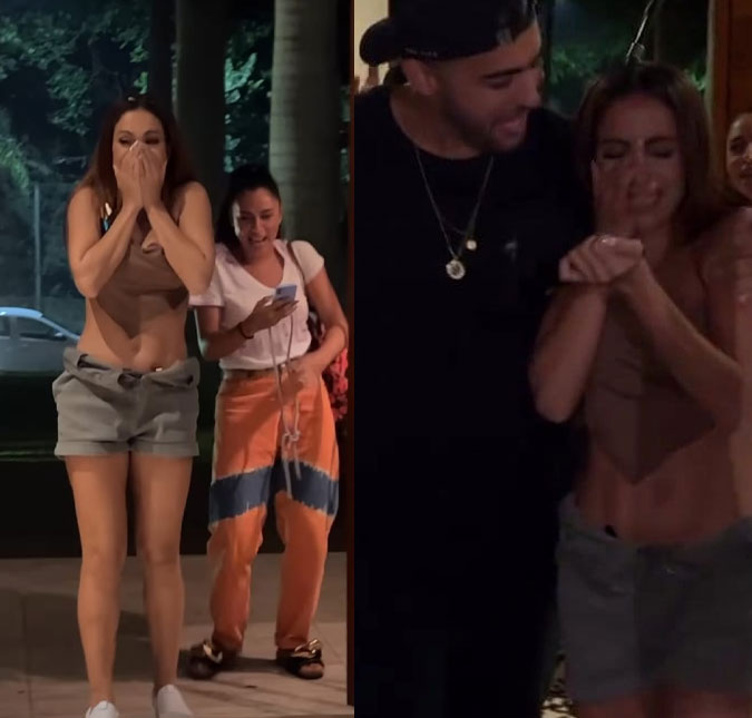Anitta se emociona ao receber festa surpresa de aniversário adiantado: <i>- Eu já chorei muito</i>; assista!