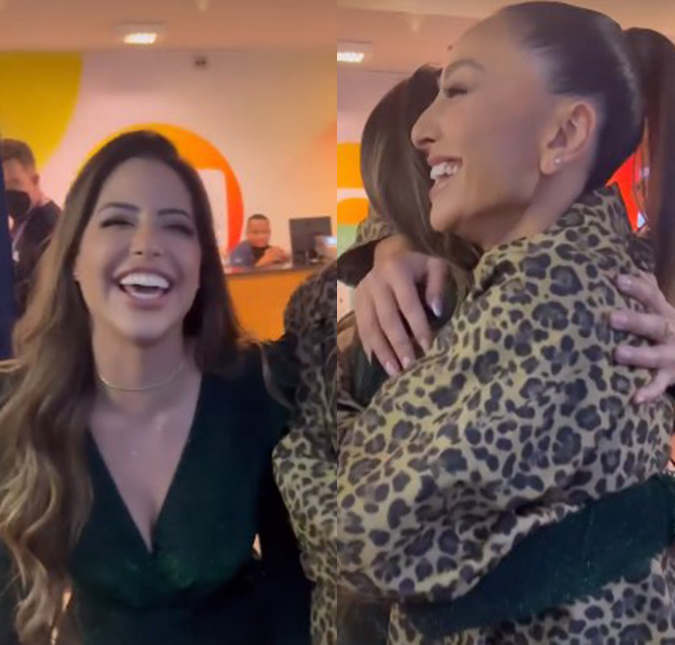 Sabrina Sato encontra Laís e pergunta se ex-<i>sister</i> deu calcinha para Gustavo