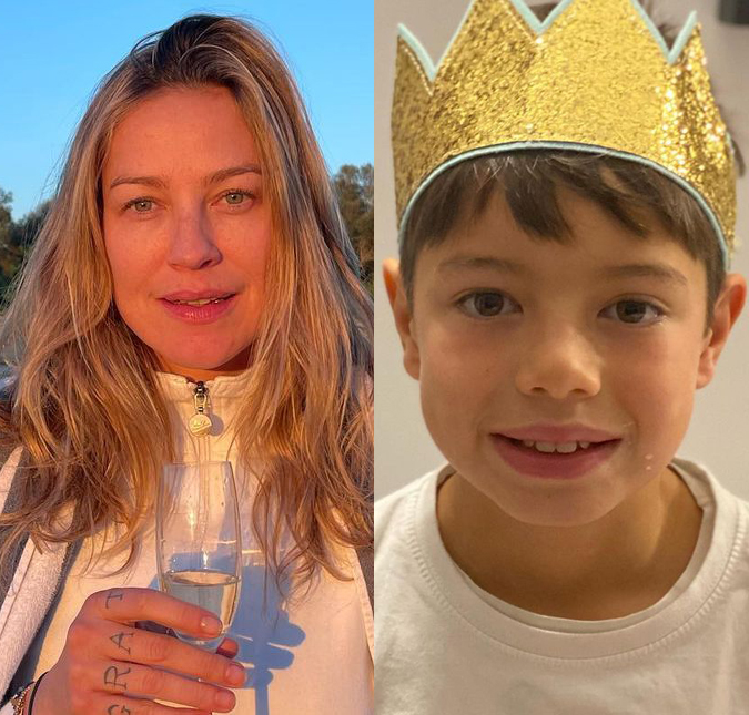 Luana Piovani comemora dez anos de idade do filho, Dom, e cita Pedro Scooby: <i>Hoje vai sofrer por não estar aqui</i>