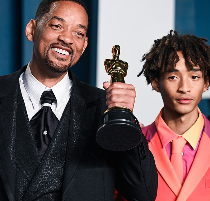 Filho de Will Smith apoia atitude do ator após tapa em Chris Rock no <I>Oscar 2022</i>