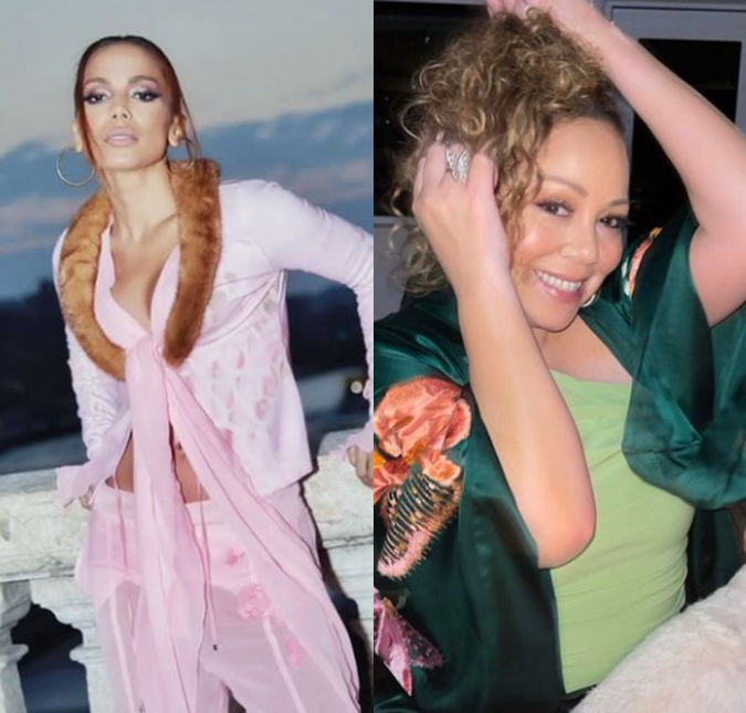 Anitta dá parabéns para Mariah Carey e cantora corrige brasileira