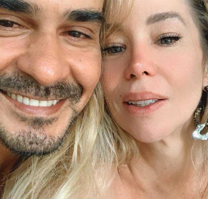 Casada com André Gonçalves, Danielle Winits evita falar sobre polêmica envolvendo pensão: <i>Prefiro me abster</i>