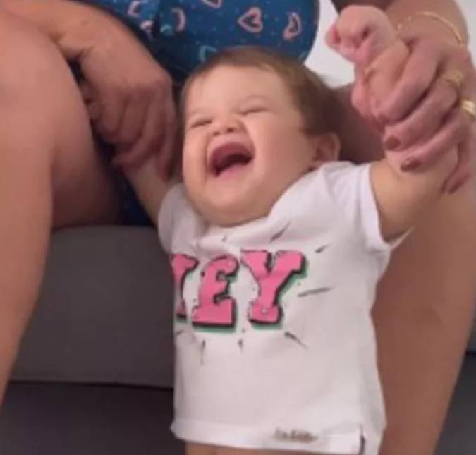 Virginia Fonseca deixa <I>web</i> babando com gargalhadas da filha, Maria Alice; veja!