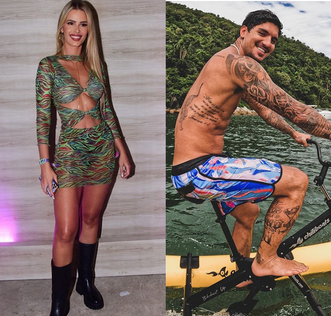 Yasmin Brunet e Gabriel Medina arquivam fotos juntos após darem <i>unfollow</i> nas redes sociais