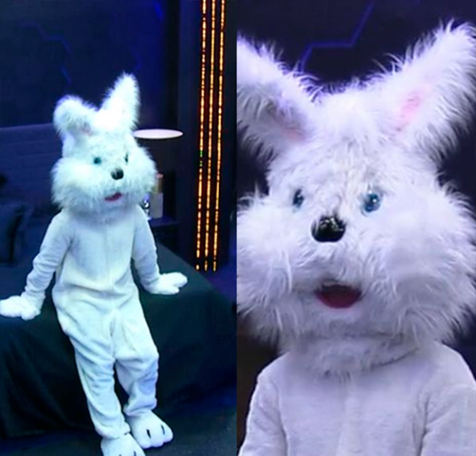 A volta dos que não foram! Nesta quinta-feira, dia 7, Arthur Aguiar retornou à casa do BBB22 após ficar 32 horas no Quarto Secreto. O ator foi o escolhido pelo público para participar do paredão falso e teve o privilégio de brincar de Big Boss por alguns dias e provocar os outros brothers com castigos. Desta vez, diferentemente da edição em que Carla Diaz se vestiu de Dummy, uma fantasia de coelhinho da Páscoa foi entregue para Aguiar. A volta dos que não foram! Nesta quinta-feira, dia 7, Arthur Aguiar retornou à casa do BBB22 após ficar 32 horas no Quarto Secreto. O ator foi o escolhido pelo público para participar do paredão falso e teve o privilégio de brincar de Big Boss por alguns dias e provocar os outros brothers com castigos. Desta vez, diferentemente da edição em que Carla Diaz se vestiu de Dummy, uma fantasia de coelhinho da Páscoa foi entregue para Aguiar.