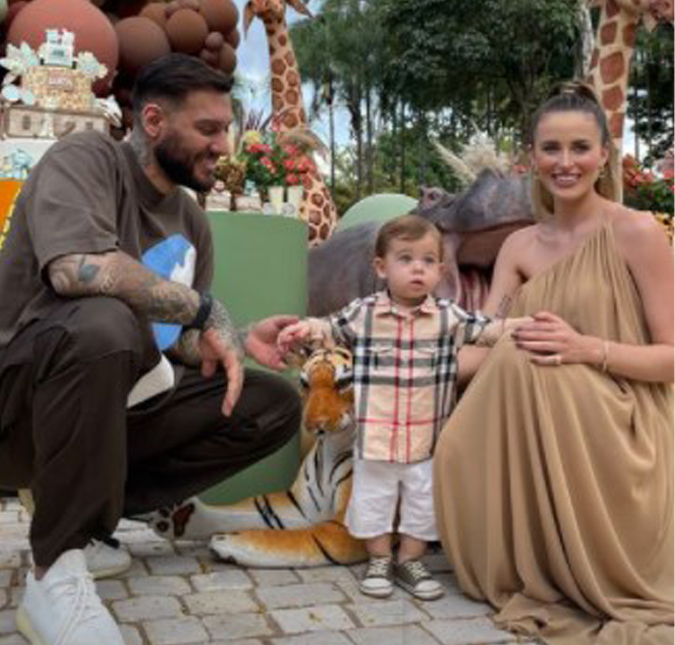 Parabéns, Luca! Lorena Carvalho e Lucas Lucco comemoram primeiro aninho do herdeiro