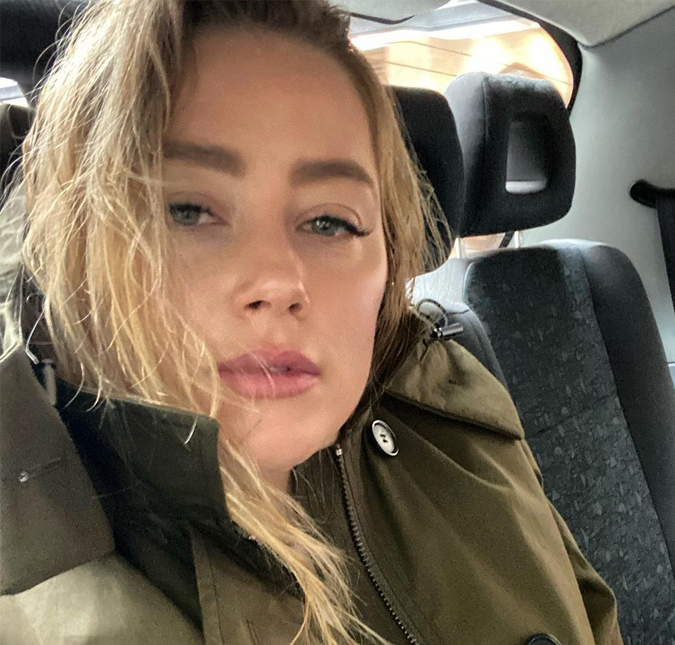 Amber Heard desabafa sobre exposição da batalha judicial contra o ex-marido, Johnny Depp: <i>Me traz grande dor</i>