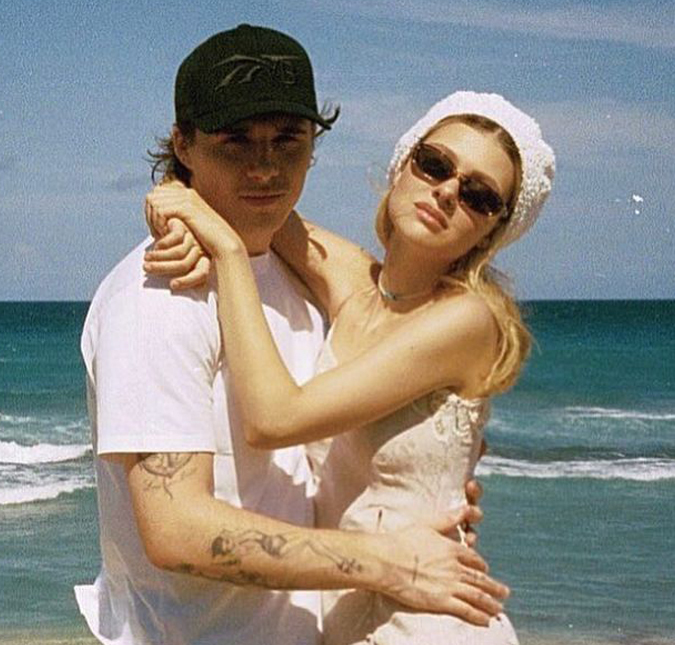 Confira os primeiros registros do casamento milionário entre Brooklyn Beckham e Nicola Peltz
