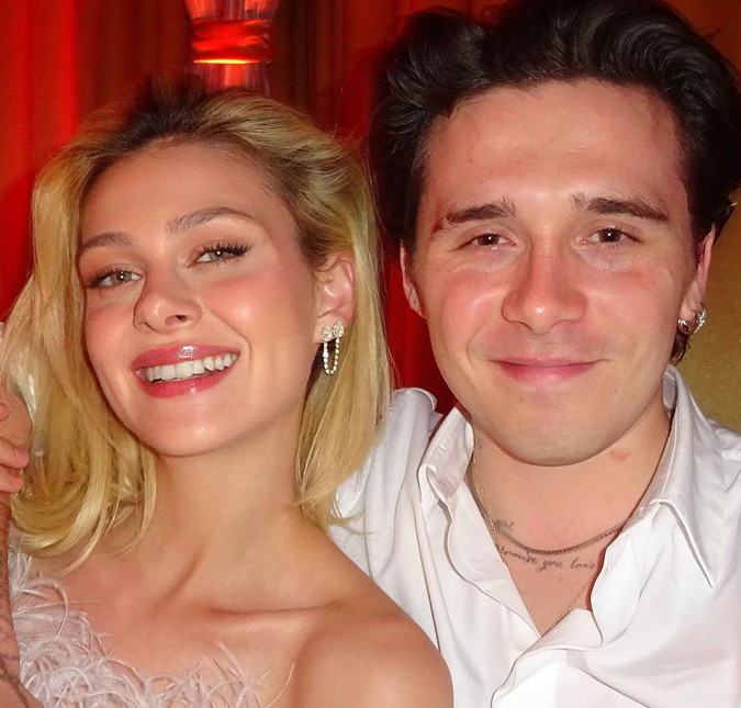 Discurso emotivo de Beckham, vestido com mensagem da mãe e fotos inéditas, confira mais detalhes do casamento milionário de Brooklyn e Nicola