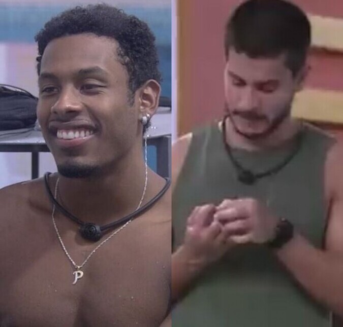 Na reta final do <i>BBB22</i>, Paulo André brinca sobre Arthur Aguiar se virar contra aliados e leva gelo do ator