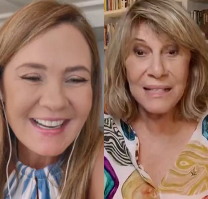Adriana Esteves relembra carreira com Renata Sorrah e afirma: - Eu babo por ela As duas atrizes participaram do programa Conversa com Bial na última quarta feira, dia 13