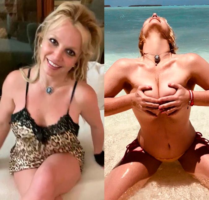 Britney Spears teve seu período sombrio após atingir o sucesso: ela teve problemas com os filhos, com remédios e até casamentos relâmpagos. Depois, a cantora, nascida no dia 2 de dezembro de 1981, foi aos poucos retomando sua vida e novamente conquistou o sucesso. Um dos problemas mais recentes, por exemplo, envolve a questão da tutela imposta sobre ela, que estava sob comando de seu pai, Jamie Spears. Felizmente, a Justiça norte-americana colocou um fim e agora ela pode tomar as rédeas da própria vida. Inclusive, ao que parece, a Princesinha do Pop está vivendo sua melhor fase. Logo após anunciar a gravidez do terceiro filho, a artista fez uma longa reflexão sobre maternidade e entregou que o sexo é melhor durante a gestação. No trecho, ela diz: A pensar: livro, maquiagem, filmes clássicos, ótimas conversas e o melhor sexo de todos. Sexo é ótimo quando você está grávida. Com um bebê a caminho, meu pensamento esta manhã foi: Estou com tanto medo de cometer um erro. Será que vou ser atenciosa o suficiente? Serei instintiva o suficiente? Deus sabe que não sou santa, mas a mídia me destruiu quando me tornei mãe. Meu primeiro disco saiu quando eu tinha 16 anos de idade e engravidei aos 24. Pensei nisso ontem à noite. Eu era um bebê criando dois bebês com 17 carros do lado de fora da minha casa! Eu não sabia jogar o jogo, nem sabia como me vestir ou arrumar o cabelo! [...] A mídia sempre foi EXTREMAMENTE rude comigo, então eu acordei esta manhã dizendo a mim mesma: Eu preciso fazer um podcast durante esta gravidez em vez de apenas terapia? Aos 40 anos de idade, Spears já é mãe de Sean, de 16 anos, e Jayden, de 15, ambos de seu casamento anterior com Kevin Ferdeline. Atualmente, a artista está noiva do dançarino Sam Asghari. A seguir, relembre os altos e baixos da vida da estrela.