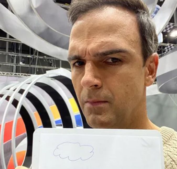 Tadeu Schmidt compartilha desenho que teria feito durante Jogo da Discórdia do BBB22 O apresentador postou a arte nas redes sociais na última segunda feira, dia 18