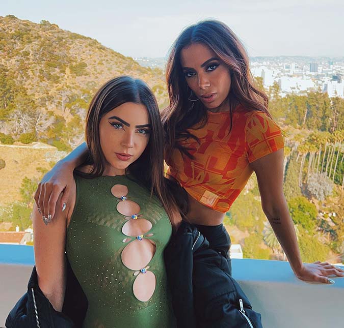 Anitta e Jade Picon gravam vídeos provocando uma a outra a respeito de seus <i>crushs</i>!