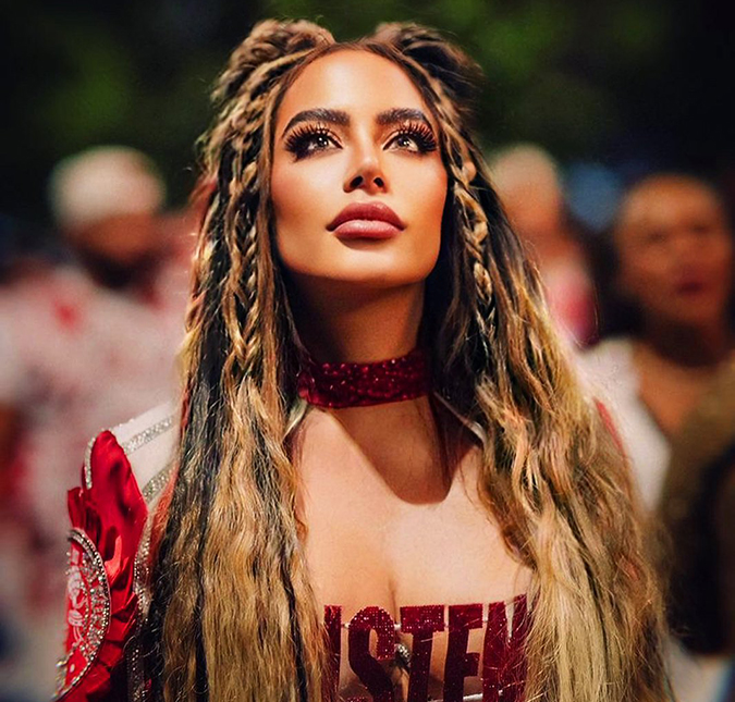 Estreando como musa da <i>Salgueiro</i>, Rafaella Santos faz publicação emocionada: <i>Uma felicidade gigante misturada com responsabilidade</i>