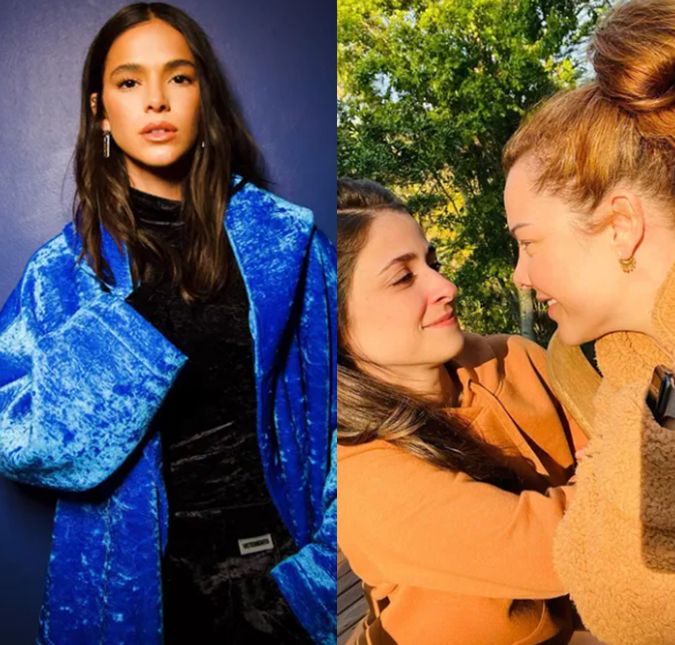 Famosos parabenizam Fernanda Souza pelo namoro com Eduarda Porto: Feliz por vocês Bruna Marquezine, Wanessa Camargo, entre outros famosos comentaram na publicação feita pela atriz nas redes sociais