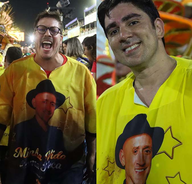 Marcelo Adnet revela perrengue vivido na Sapucaí: <i>Parti para cima dos caras que tentaram levar o celular do Fábio Porchat</i>