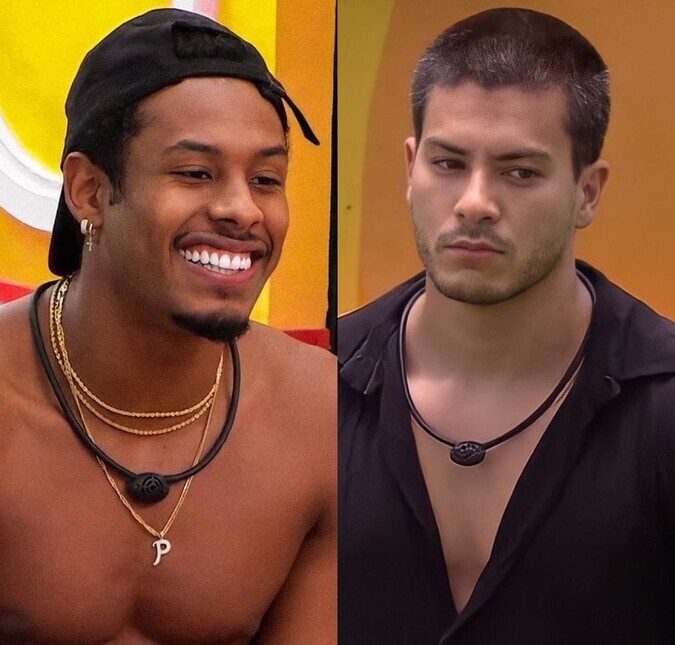 Paulo André se estranha com Arthur Aguiar na última festa do <i>BBB22: Larga de ser rabugento</i>