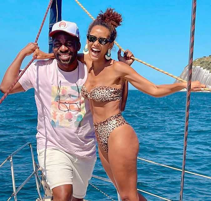 Durante o The Masked Singer Brasil, Taís Araújo intima Lázaro Ramos para que eles se casem na igreja! Após o Camaleão cantar uma de suas músicas favoritas, a atriz mandou o recado ao maridão