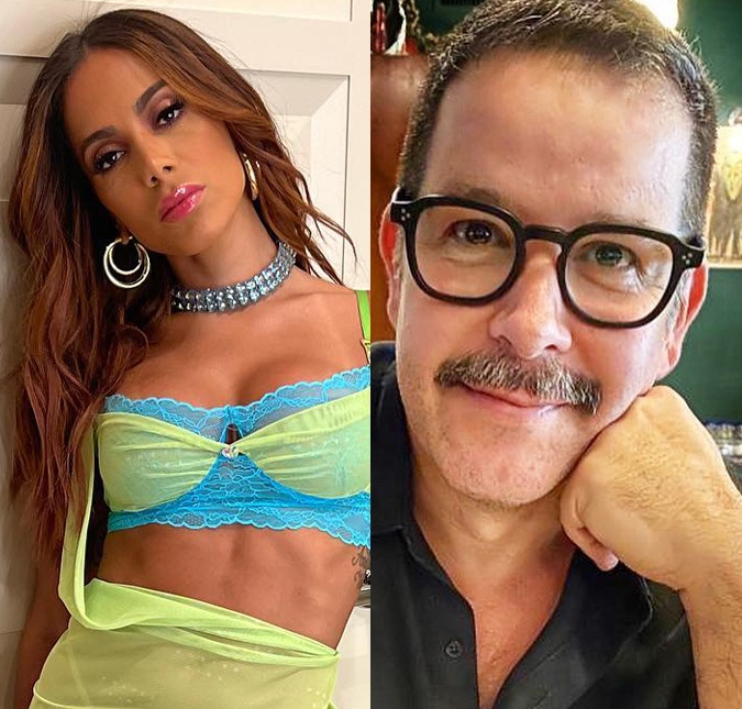Anitta pergunta sobre estado civil de Murilo Benício: <i>Não quero cobiçar bofe alheio</i>