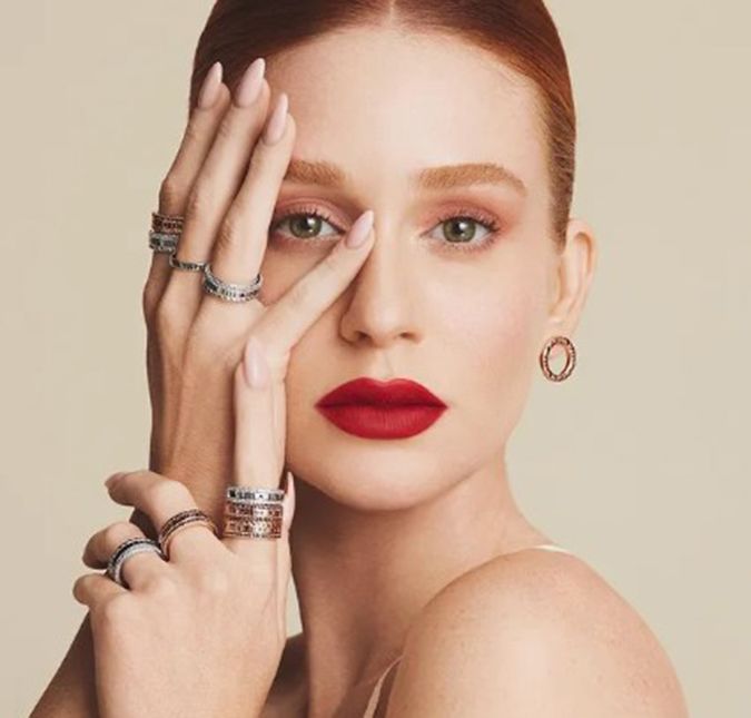 Marina Ruy Barbosa sobre namorado, Guilherme Mussi: É um homem muito insistente A atriz também falou sobre sua marca de roupas Shop Ginger