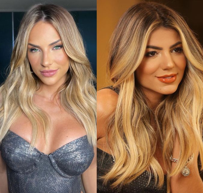 As duas são amigas, mas parece que começaram a se desentender