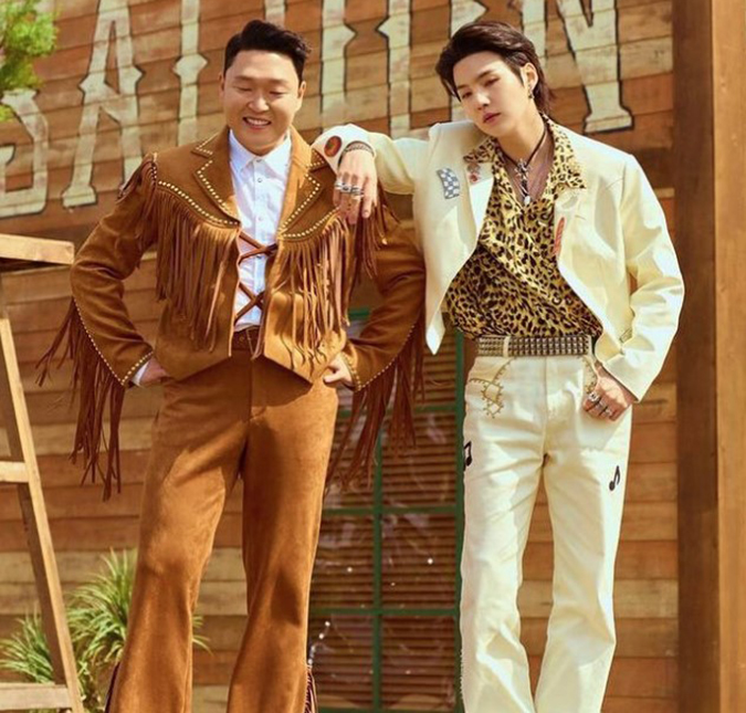 Nova música de Psy terá participação de Suga, do <i>BTS</i>