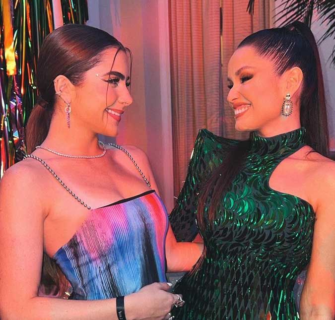 Jade Picon registra encontro com Juliette no Baile da Vogue e movimenta web: Admiração máxima A influenciadora postou o registro nas redes sociais e levou a web à loucura