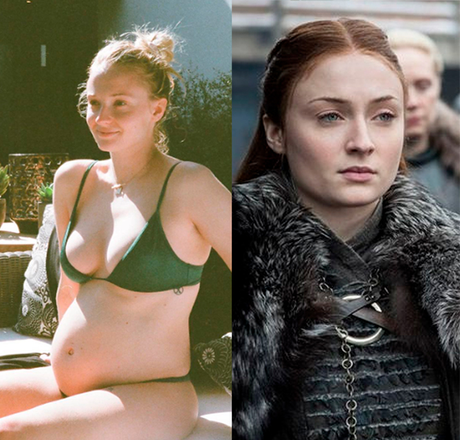 Sophie Turner, estrela de <I>Game Of Thrones</i>, revela que melhorou a atuação após se tornar mãe: <I>A empatia aumenta</i>
