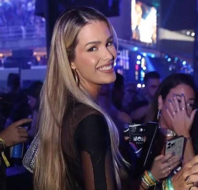 A modelo deu o que falar com o look ousadíssimo