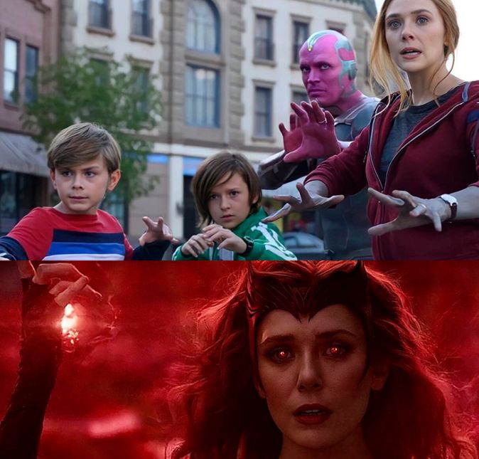 Completamente cega pela vontade de rever Billy e Tommy, Wanda é impiedosa e maléfica, mas acredita estar fazendo o que é certo para reconquistar a falsa felicidade que criou na pacata cidadezinha Westview.  Afinal, como ela mesmo diz: Não sou um monstro, sou uma mãe. Por sinal, maratonar a série do Disney + é quase uma tarefa obrigatória para entender o enredo de Doutor Estranho 2, viu.