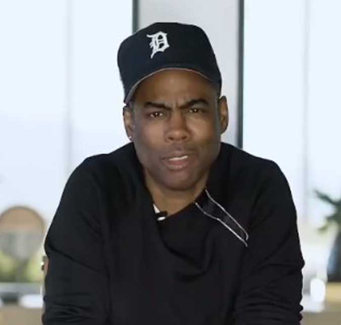 Chris Rock faz primeira brincadeira sobre tapa que levou de Will Smith